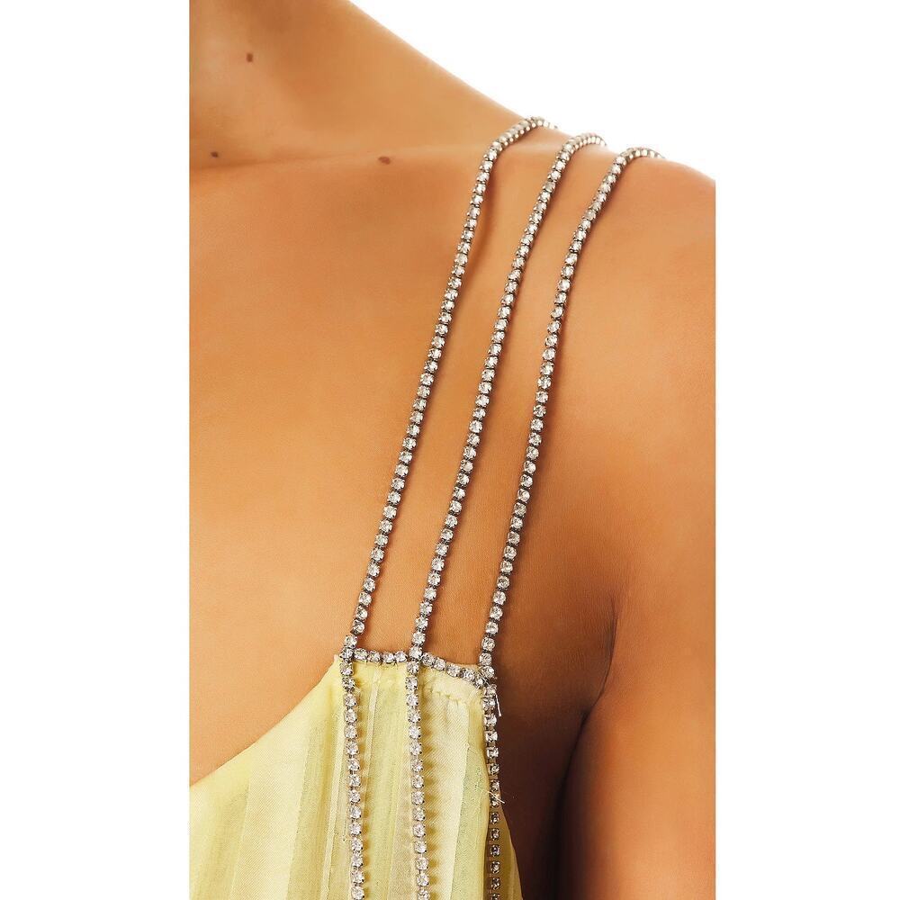 LoveShackFancy Darralis Maxi Dress Soft Yellow Size 6 - Picture 5 of 10